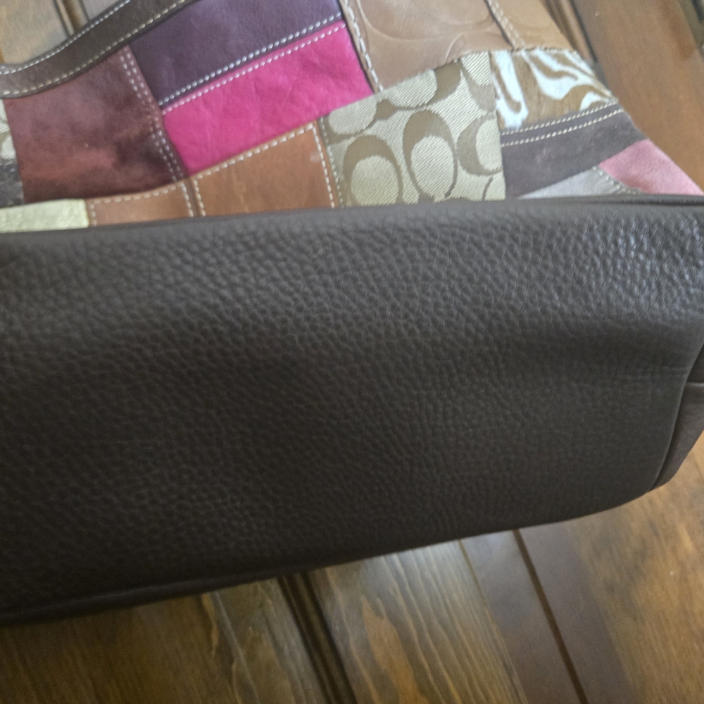 Patchwork Leather Shoulder Bag - image 4